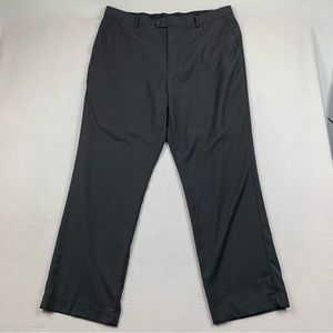 Francesco Bianchi Dress Pants Men's 42x32 Polyester Rayon Gray Career Office‎